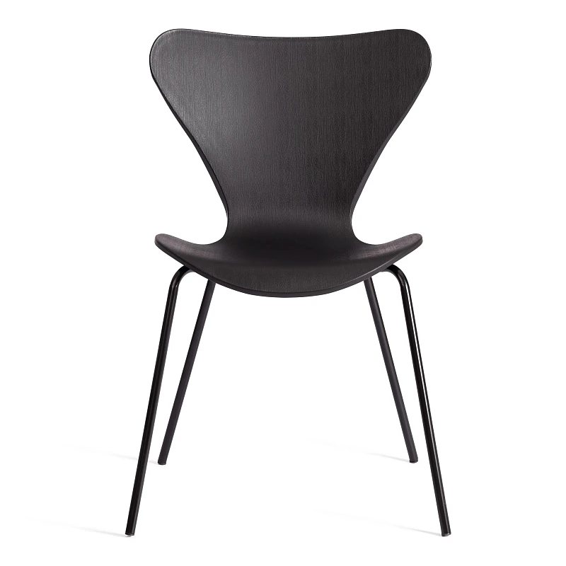 Стул Jacobsen (mod DC 102-1), пластик/металл, 45 х 54.5 х 80 см, Black (Черный) / Black (Черный) | изображение 3