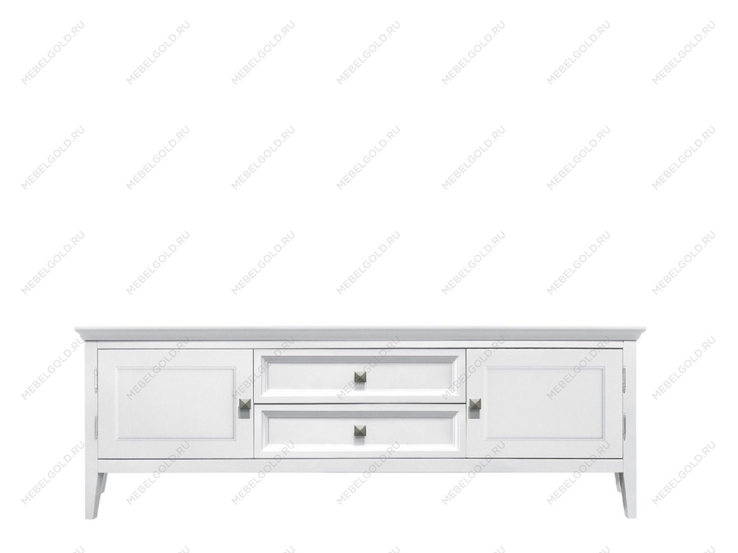 Тумба ТВ 2 ящика 2 дверцы Manhattan (Белый)