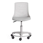 Компьютерное кресло Kiddy, кож/зам, серый | изображение 4