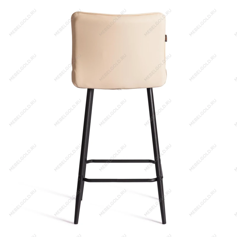 Полубарный стул Bari/Бари, экокожа, бежевый, 42х55х99 см | изображение 3