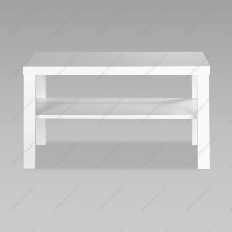 ЛАКК / ЭНКЕЛЬ Журнальный стол ИКЕА / IKEA 82, тамбурат, цвет белый | изображение 2