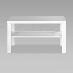 ЛАКК / ЭНКЕЛЬ Журнальный стол ИКЕА / IKEA 82, тамбурат, цвет белый | изображение 2