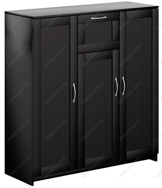 БРИМНЭС / СИРИУС тумба ИКЕА / IKEA 3 двери и 1 ящик 117х123 Дуб Венге