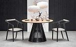 Стол обеденный Halmar MIYAKI 120 (дуб натуральный/черный) | изображение 8