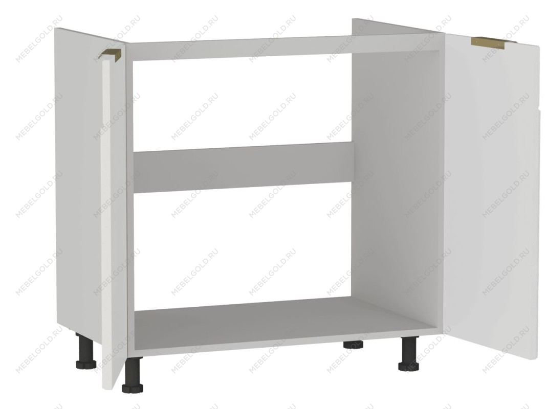 Стол под мойку СМ-80, Берта (800*525*820) Экокожа Белый, 25316 | изображение 1