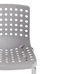 Стул SKALBERG (mod. C-084-A), металл/пластик, 46 х 56 х 79 см, Grey (серый) / Chrome (хром) | изображение 5