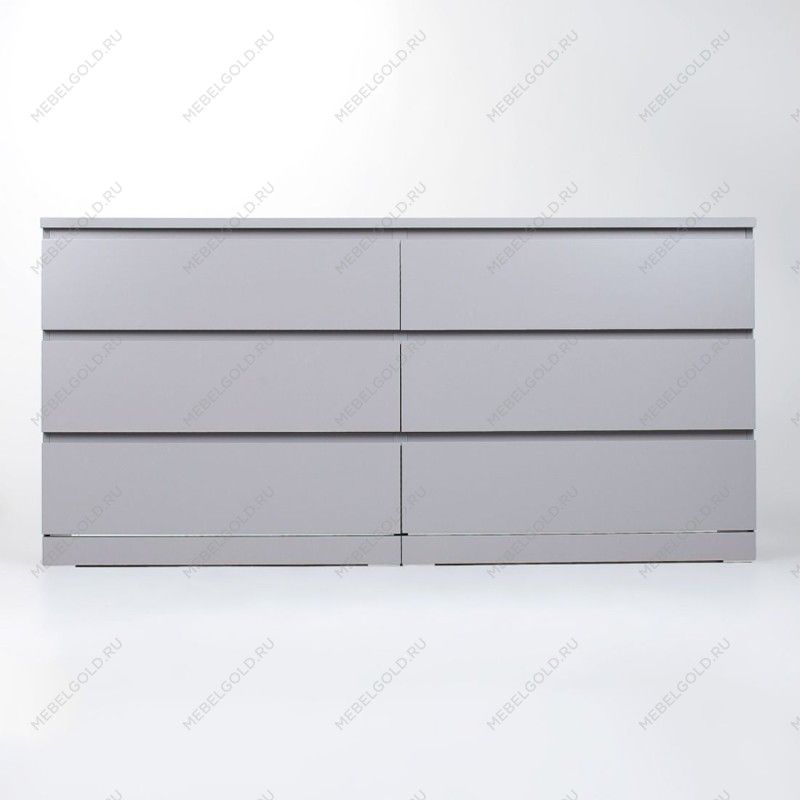 МАЛЬМ / VARMA Комод ИКЕА / IKEA 6D 160х77х40, серый | изображение 2