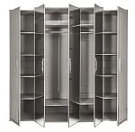 Шкаф Замира 5-дверный серый камень | изображение 5