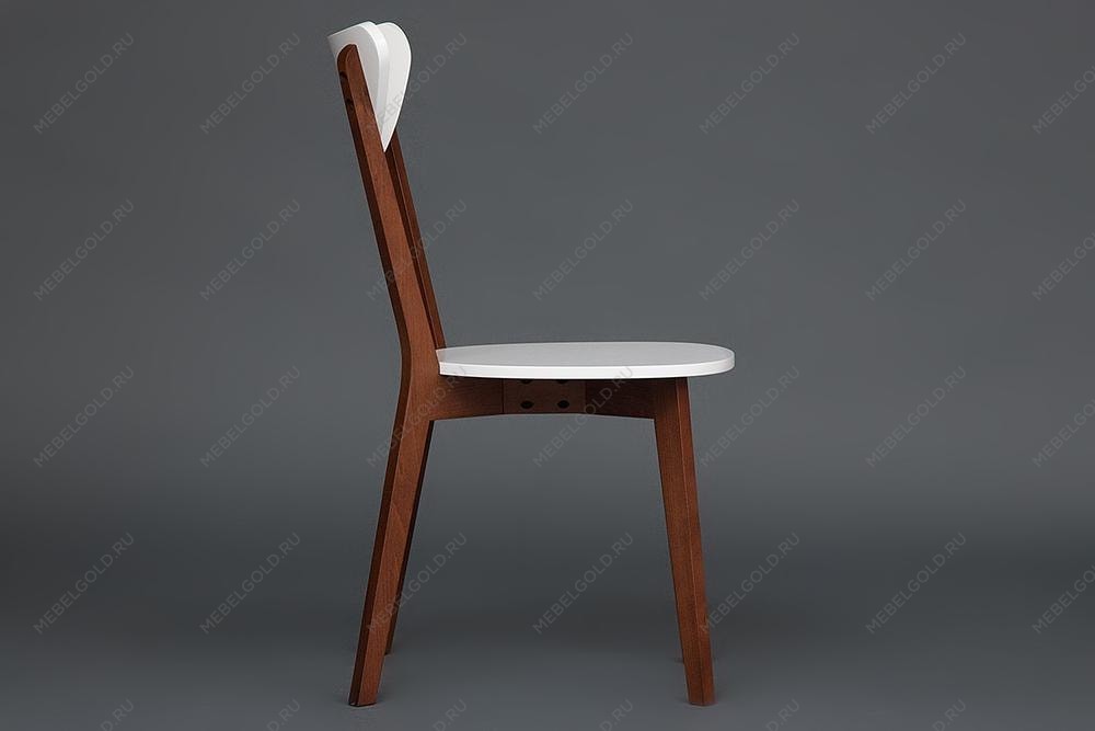 Стул с жестким сидением MAXI Коричневый, Белый | изображение 3