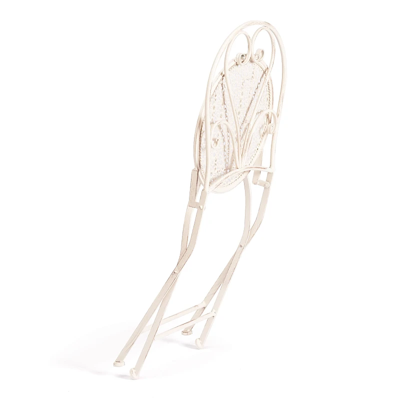 Стул Love Chair (PL08-11140), стальной сплав, античный белый, 40х47,5х94 см | изображение 5