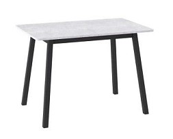 Стол Бриз (R)-94 раздвижной (Серый сланец/черный) 94(126)х64