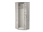Шкаф угловой 2300, Денвер (879*879*2300) Риббек серый, 11731 | изображение 1