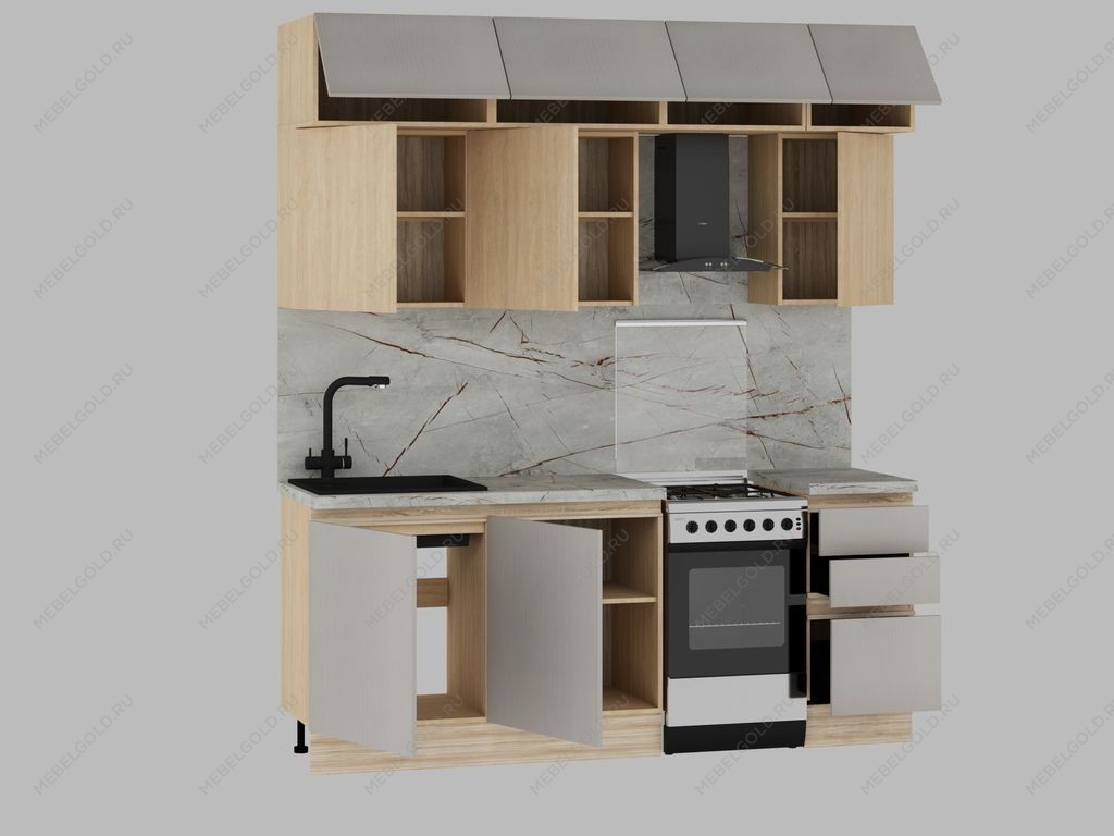Кухня Женева (возможный вариант комплектации 4.3) | изображение 1