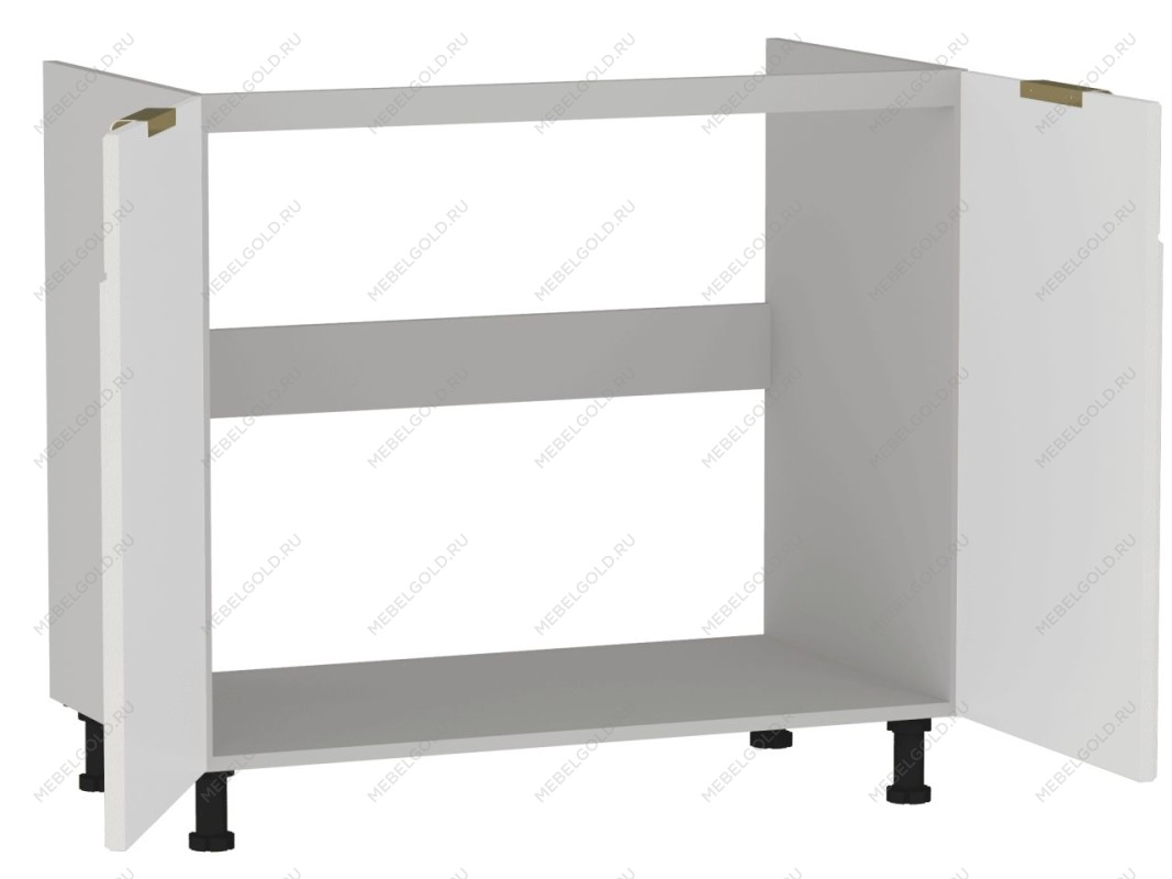 Стол под мойку СМ-90, Берта (900*525*820) Экокожа Белый, 25317 | изображение 1