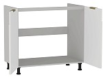 Стол под мойку СМ-90, Берта (900*525*820) Экокожа Белый, 25317 | изображение 1