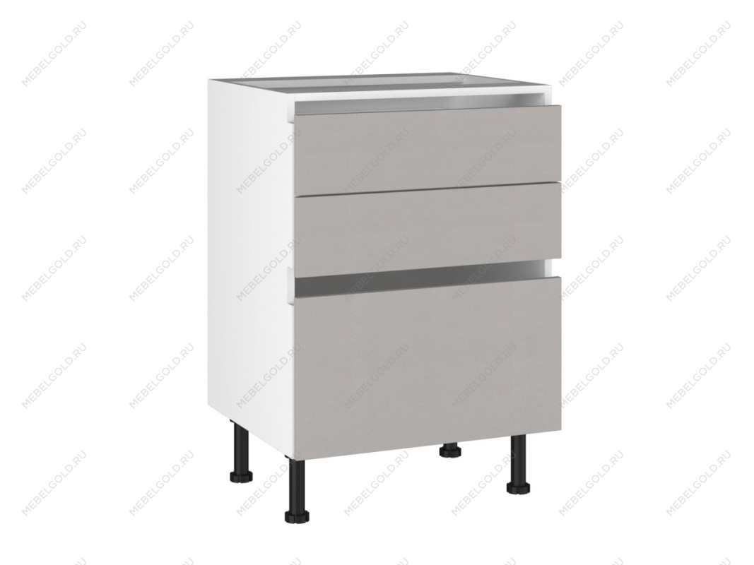 Стол с ящиками СЯ-60 Start Soft Boyard, Виста (600*523*870) Экокожа Бежевый, 26420