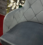 Стул кухонный Signal RICARDO Velvet (серый) | изображение 5