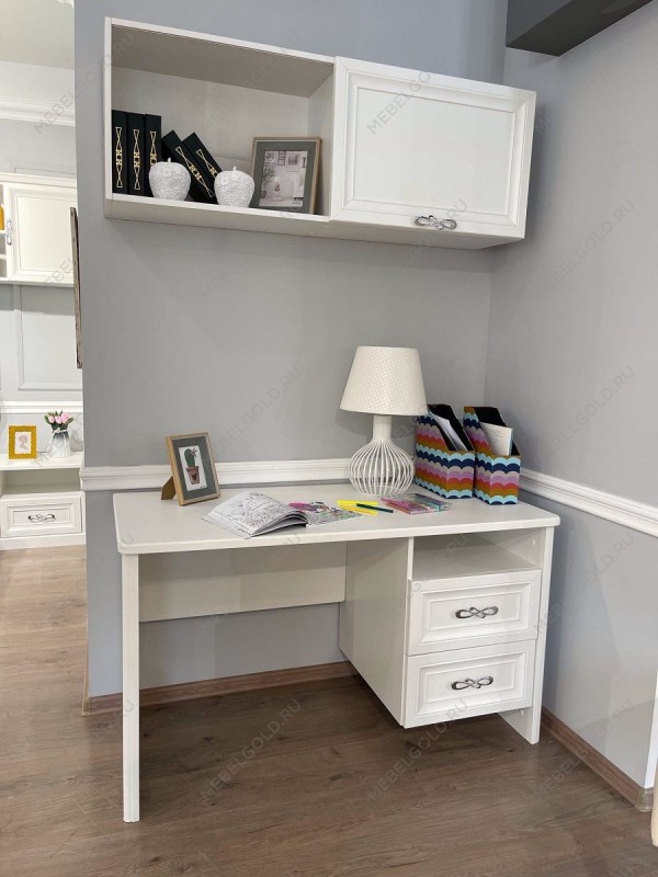 Стол письменный Мишель белый матовый | изображение 5