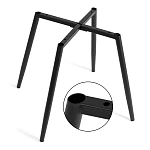 Стул обеденный La Rousse (2 шт. в упаковке), NEW, ткань рогожка, тёмно-серый, F68, 45х55х93 см | изображение 9