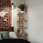 КАЛЛАКС / ФОРА Полка настенная ИКЕА / IKEA 100Е, дуб беленый | изображение 4