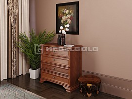 Комод Кентаки KOM4S каштан - Выставка Лобня