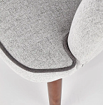 Кресло Halmar BISHOP (светло-серый/орех) | изображение 8