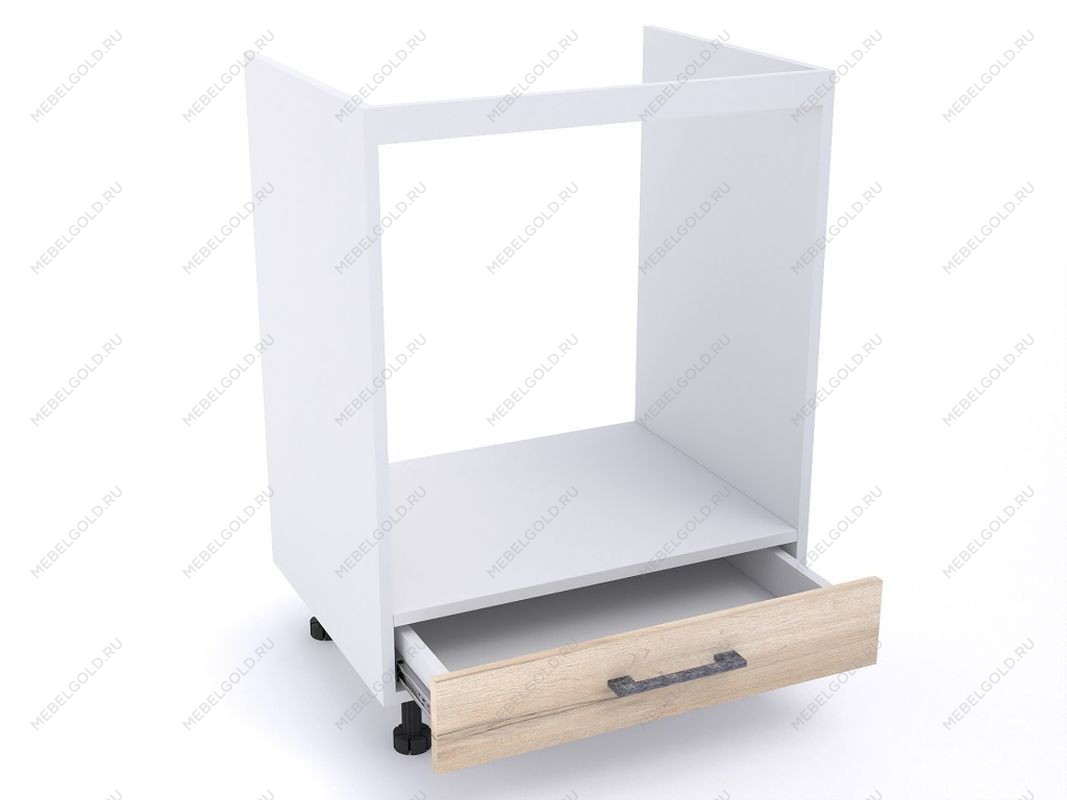 Стол под духовой шкаф СД-60, Дублин (600*470*820) Дуб галифакс белый, 21610 | изображение 1