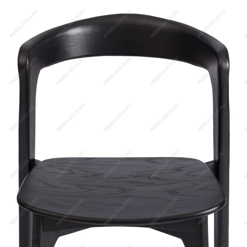 Стул ASGARD, дерево вяз, черный, 48х43х76 см | изображение 6