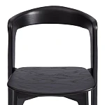 Стул ASGARD, дерево вяз, черный, 48х43х76 см | изображение 6