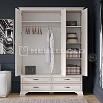 Шкаф 3-створчатый Тиффани 3D4S вудлайн кремовый | изображение 3