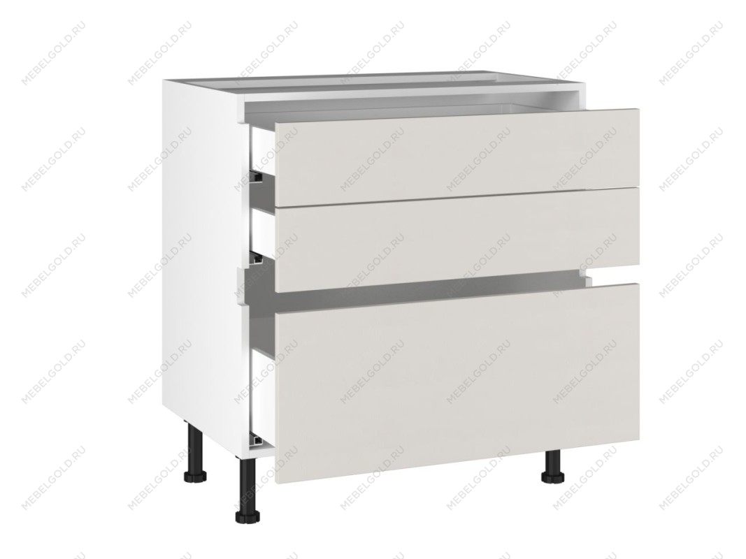 Стол с ящиками СЯ-80 Start Soft Boyard, Виста (800*523*870) Экокожа Белый, 26222 | изображение 1