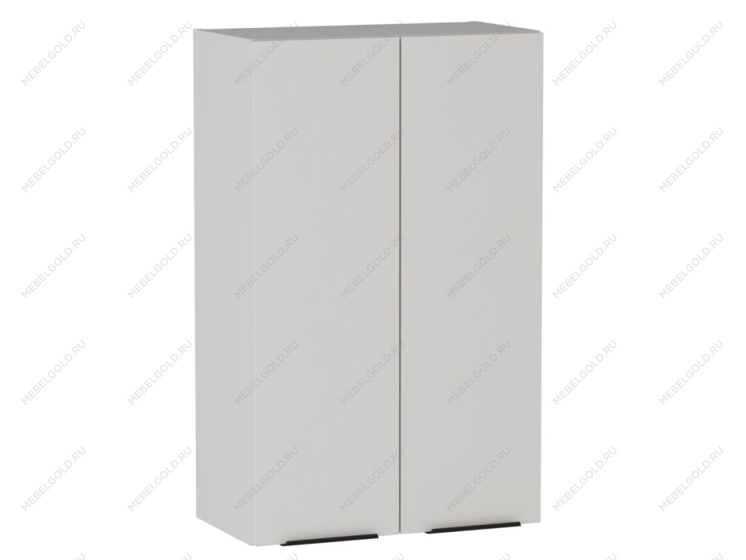 Шкаф 960 2-х дверный ШГ-60, Ватель (600*316*960) Экокожа Белый, 24362