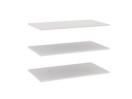 Доп. полки в 2, 3, 4-дверный шкаф, Аврора (882*490*16) Дуб Мария/Кашемир, 12722