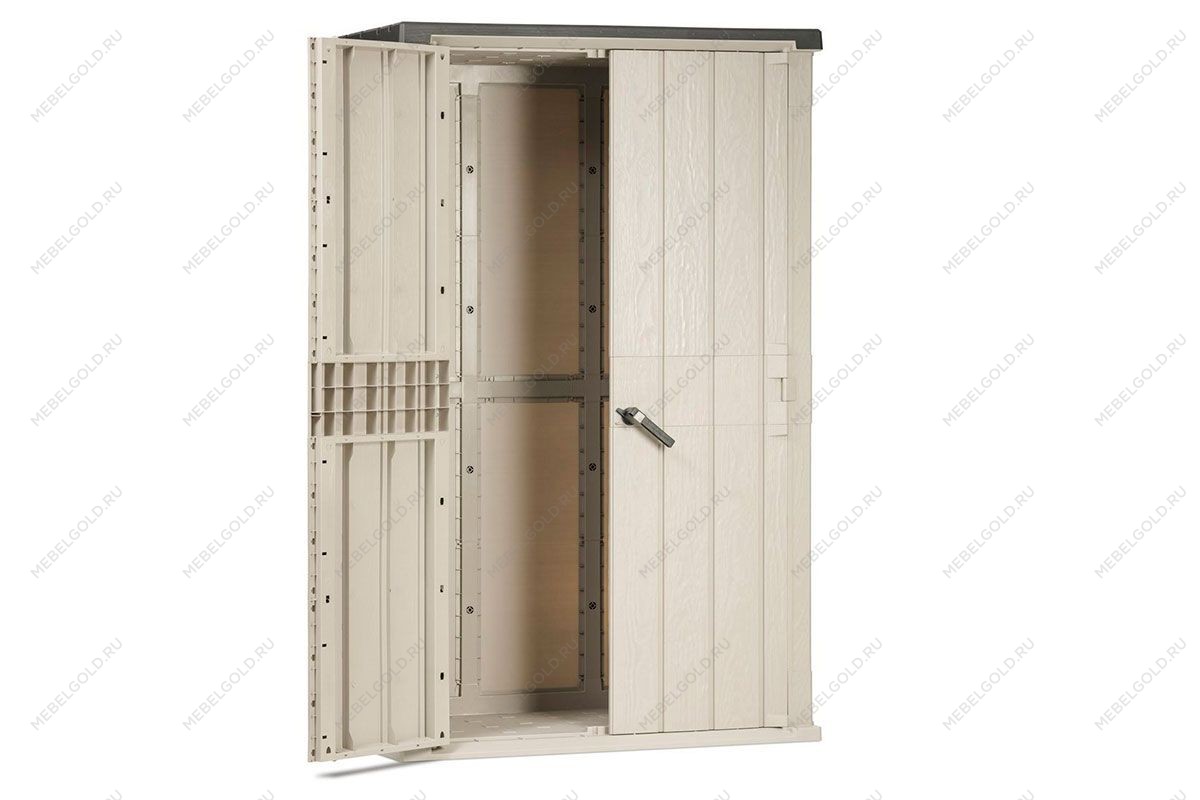 Уличный шкаф TOOMAX 2х дверный высокий Storaway, серый/антрацит | изображение 2