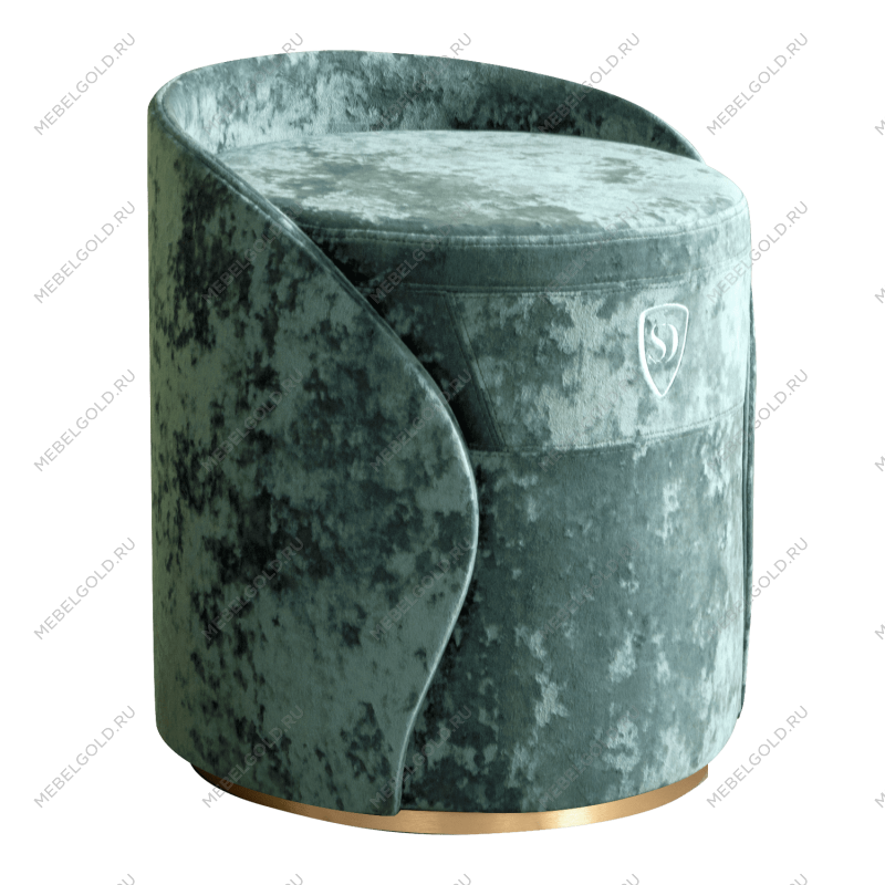 Пуф-тумба Морской бриз (Crush) золото Sweet dreams PS-101