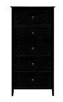Комод Хитроу (5 ящ) (черный) | изображение 1