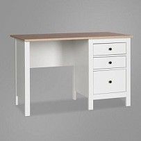 САГА стол письменный 120х56 белый/ясень