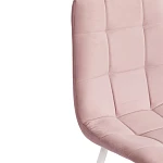 Стул CHILLY MAX, Велюр/металл, 45 х 54 х 90 см, пыльно-розовый/белый | изображение 8
