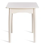 Стол CATERINA, бук, мдф, 100+30x70x75, Ivory white | изображение 1