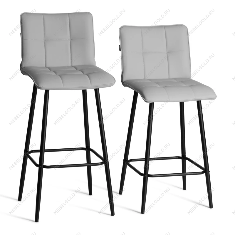 Полубарный стул Bari/Бари, экокожа, бежевый, 42х55х99 см | изображение 14