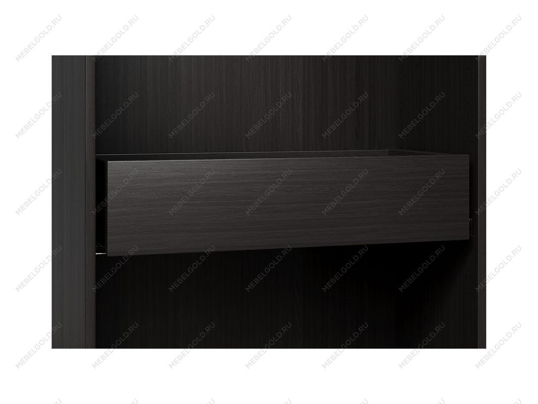 Ящик МАКС выдвижной в узкий двухдверный шкаф, ДСП, цвет Дуб Венге | изображение 1
