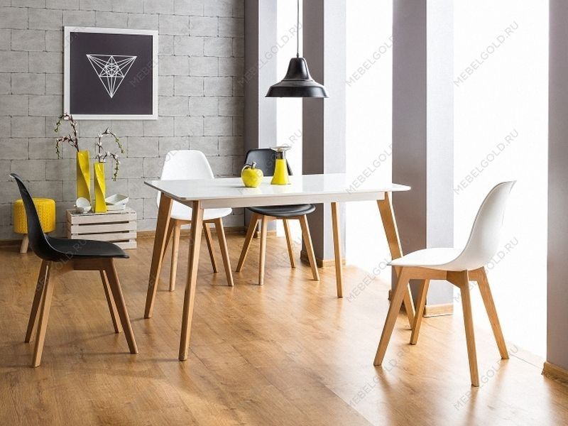 Стул кухонный Signal MORIS (белый/бук) | изображение 4