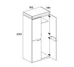 Шкаф 2-створчатый Торино 2DG | изображение 1