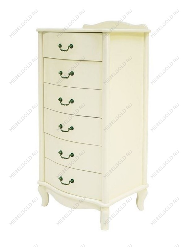 Комод Джульетта узкий 6 ящ. (дуб шампань)