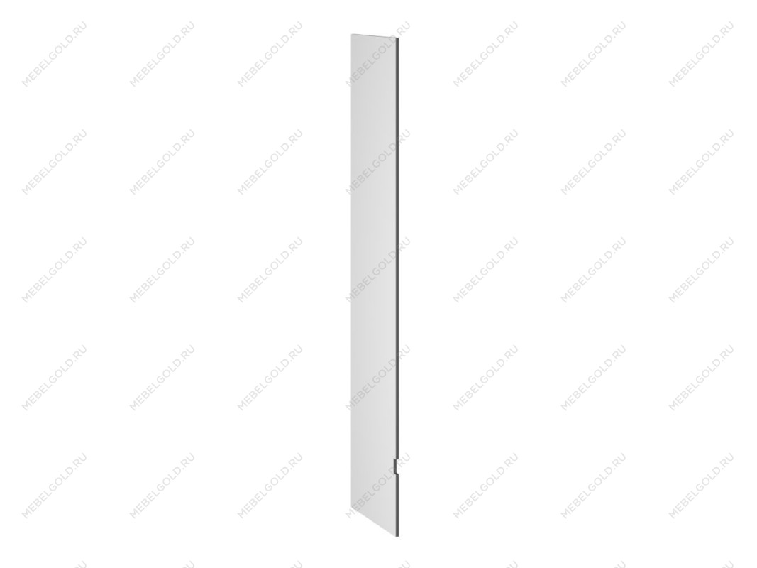 Бок замена шкафа-пенала 1080 П-1 правый, Виста (16*570*2426) Экокожа Серый, 26118