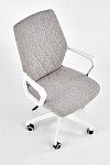 Кресло компьютерное Halmar SPIN 2 (белый/светло-серый) | изображение 1
