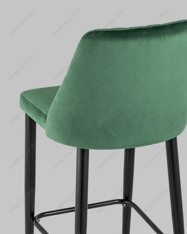 Лобня - Стул полубарный Диего велюр зеленый | изображение 6