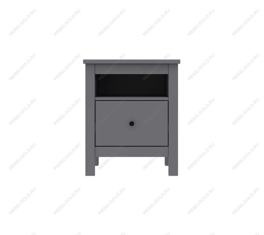 САГА тумба прикроватная серая | изображение 1