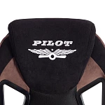 Кресло PILOT (24), флок/ткань, черный/черный/коричневый, 35/TW-11/6 | изображение 9