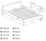 Кровать Halmar EVORA 160 (бежевый) | изображение 20